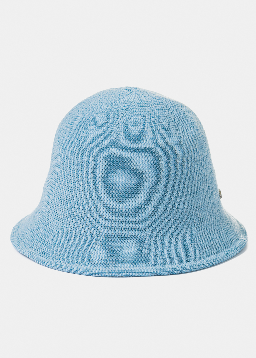 Blue Knitted Bucket Style Hat 2